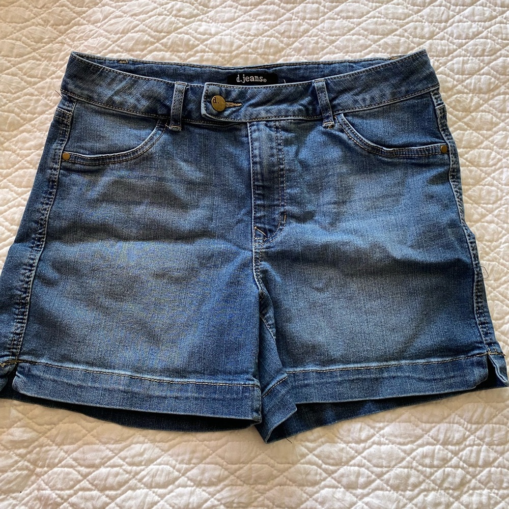 D Jeans Mid-Rise Shorts